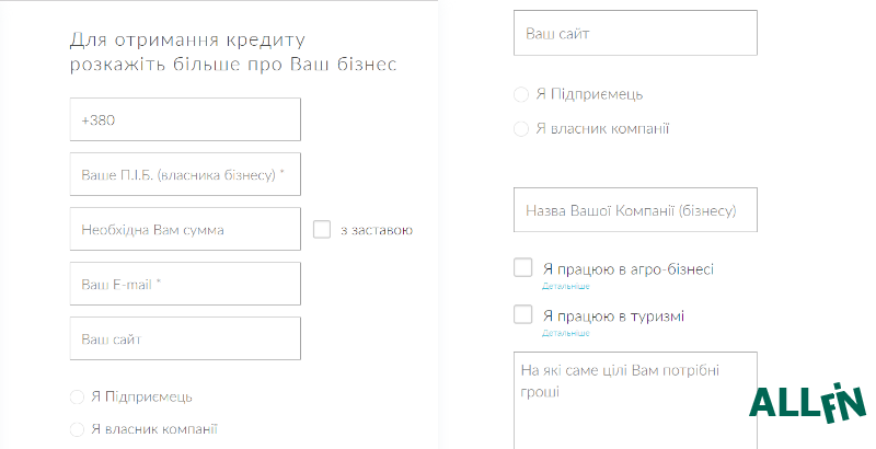 формы финансирования бизнеса